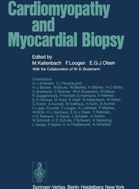 【预售】Cardiomyopathy and Myocardial Biopsy