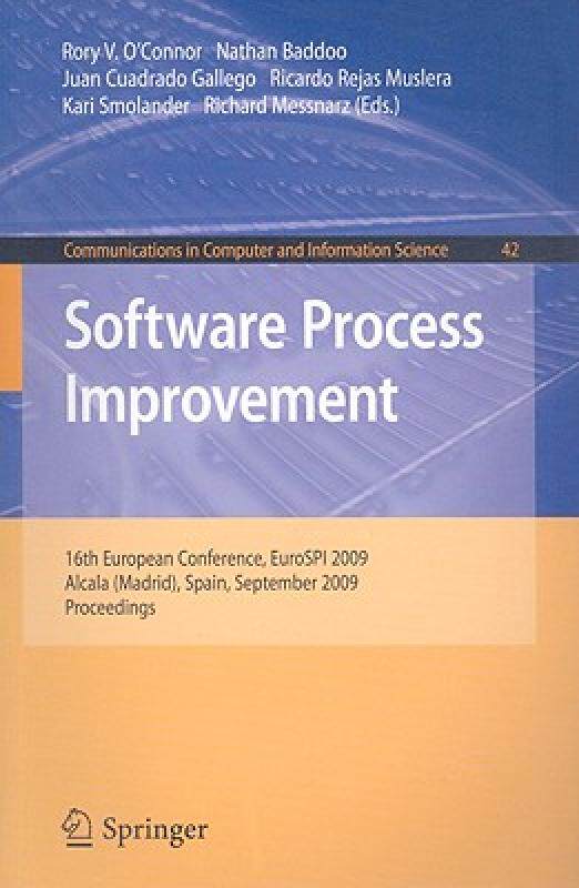【预售】Software Process Improvement: 16th European