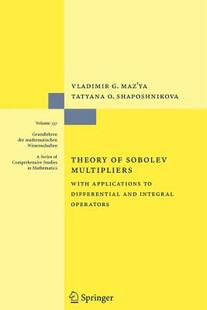 【预售】Theory of Sobolev Multipliers: With Applications to