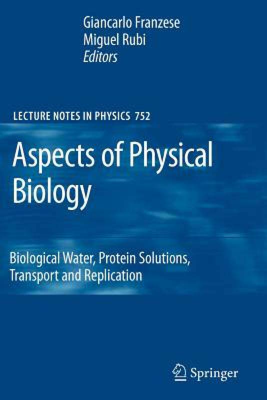【预售】Aspects of Physical Biology: Biological Water