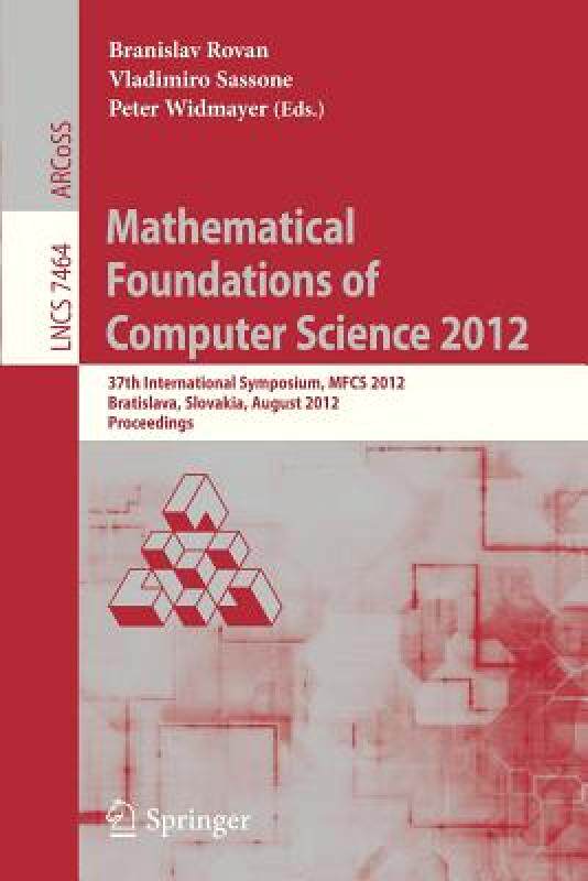 【预售】Mathematical Foundations of Computer Science 2012:
