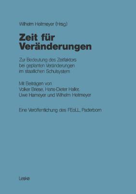 【预售】Zeit Fur Veranderungen: Zur Bedeutung Des