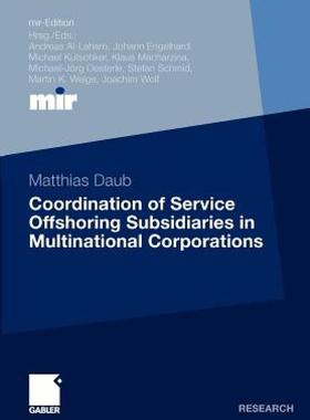 【预售】Coordination of Service Offshoring Subsidiaries in