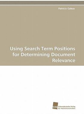 【预售】Using Search Term Positions for Determining Document