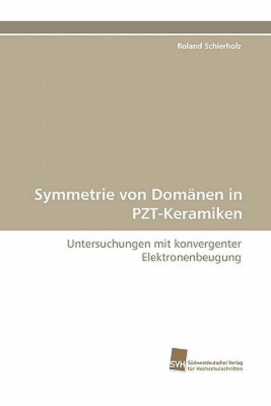 【预售】Symmetrie Von Dom Nen in Pzt-Keramiken