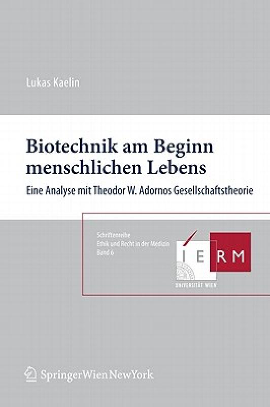 【预售】Biotechnik Am Beginn Menschlichen Lebens: Eine