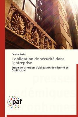 【预售】L'Obligation de Securite Dans L'Entreprise