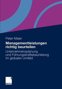 【预售】Managementleistungen Richtig Beurteilen: