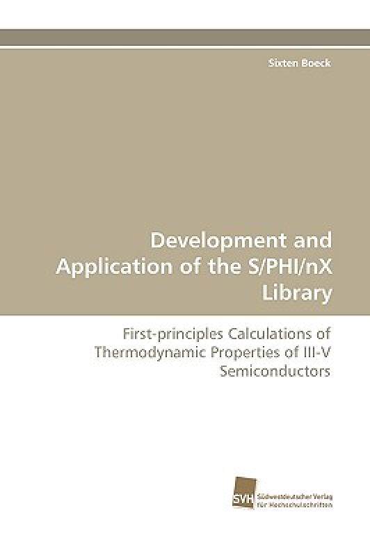 【预售】Development and Application of the S/Phi/Nx Library