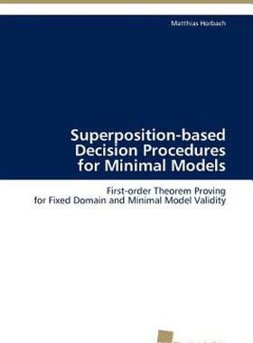 【预售】Superposition-Based Decision Procedures for Minimal