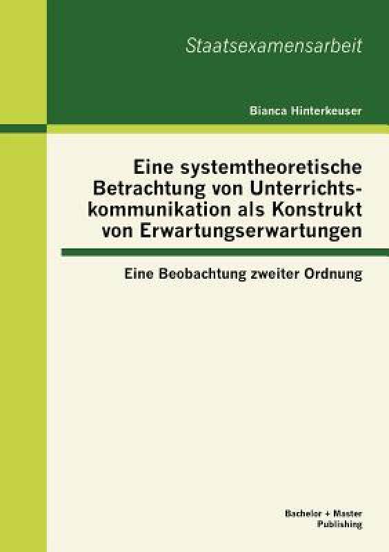 【预售】eine systemtheoretische betrachtung von
