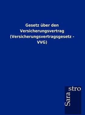 【预售】Gesetz Ber Den Versicherungsvertrag