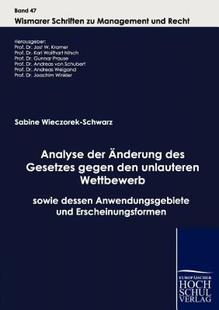 【预售】Analyse Der Nderung Des Gesetzes Gegen Den