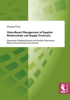 【预售】Value-Based Management of Supplier