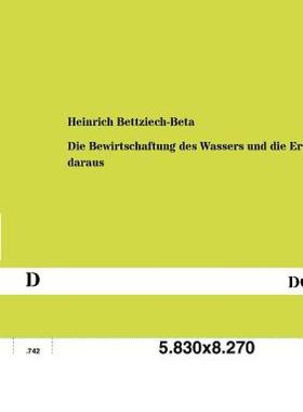 【预售】Die Bewirtschaftung Des Wassers Und Die Ernten