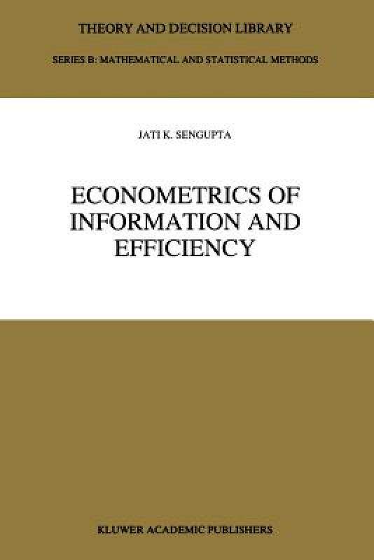 【预售】Econometrics of Information and Efficiency