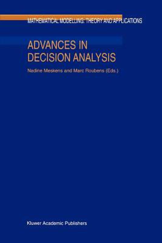 【预售】Advances in Decision Analysis