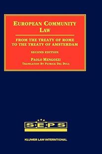 Second the Community Law European Edition from 预售