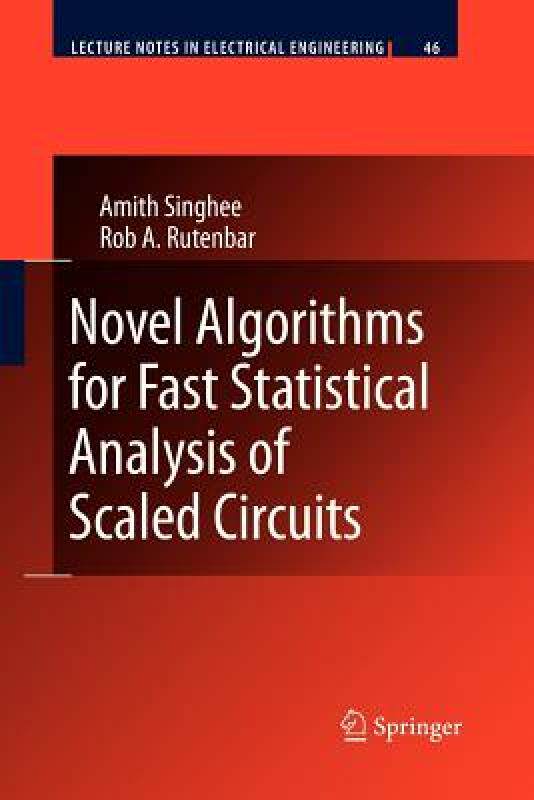 【预售】Novel Algorithms for Fast Statistical Analysis of