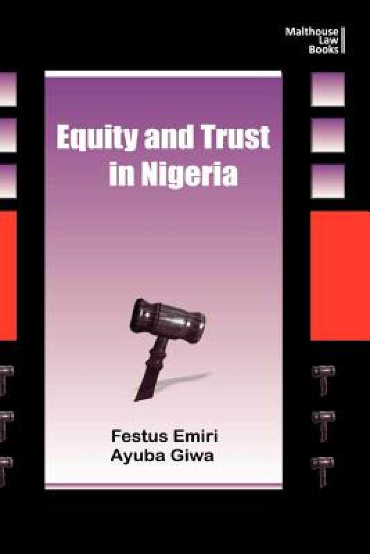 【预售】Equity and Trust in Nigeria