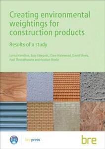 【预售】Creating Environmental Weightings for Construction
