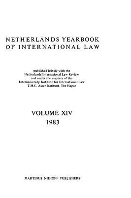 【预售】Netherlands Yearbook of International Law, 1983