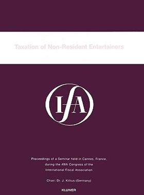 【预售】Ifa: Taxation of Non-Resident Entertainers