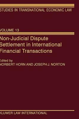 【预售】Non-Judicial Dispute Settlement in International