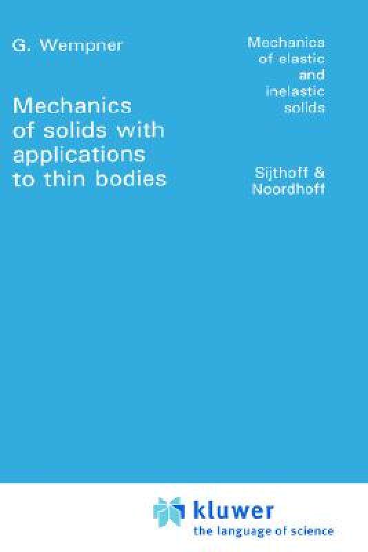 【预售】Mechanics of Solids with Applications to Thin