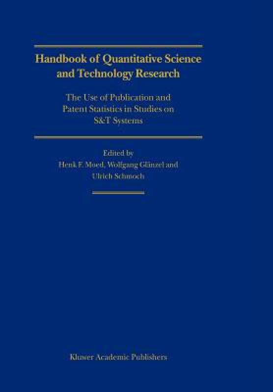 【预售】Handbook of Quantitative Science and Technology
