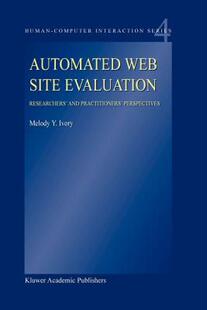 【预售】Automated Web Site Evaluation: Researchers' and