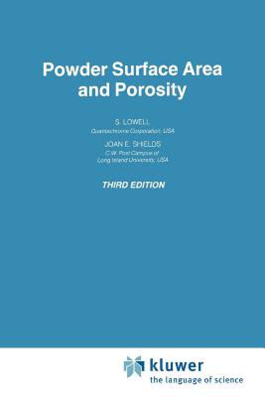 【预售】Powder Surface Area and Porosity