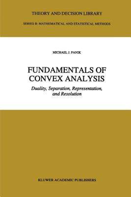 【预售】Fundamentals of Convex Analysis: Duality