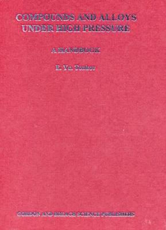 【预售】Compounds and Alloys Under High Pressure: A