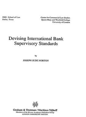 【预售】Devising International Bank Supervisory Standars
