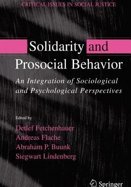 【预售】Solidarity and Prosocial Behavior: An Integration of