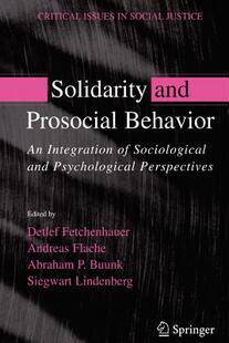 【预售】Solidarity and Prosocial Behavior: An Integration of