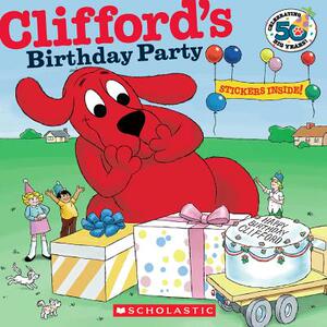 英文原版 大红狗的生日聚会(50周年纪念版) Clifford's Birthday Party 儿童绘本书