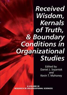 【预售】Received Wisdom, Kernels of Truth, and Boundary