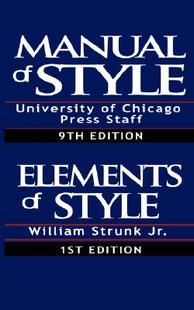 【预售】The Chicago Manual of Style/The Elements of Style