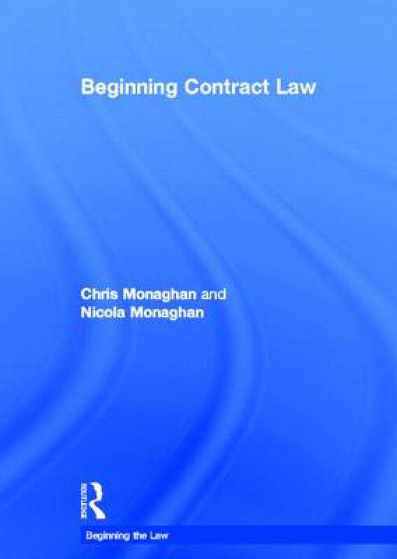 【预售】Beginning Contract Law