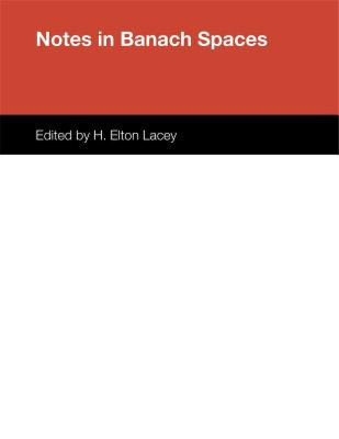 【预售】Notes in Banach Spaces