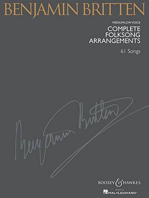【预售】Benjamin Britten Complete Folksong Arrangements:
