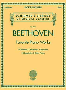 【预售】Ludvig Van Beethoven: Favorite Piano Works: 10