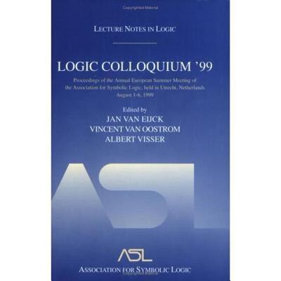 【预售】Logic Colloquium '99: Lecture Notes in Logic 17