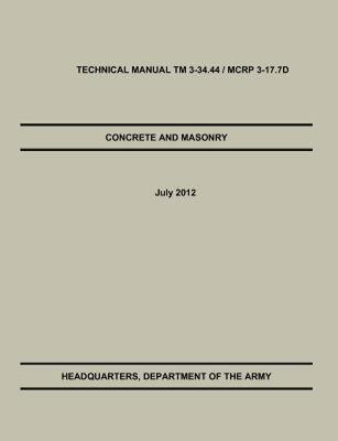 【预售】Concrete and Masonry: The Official U.S. Army /