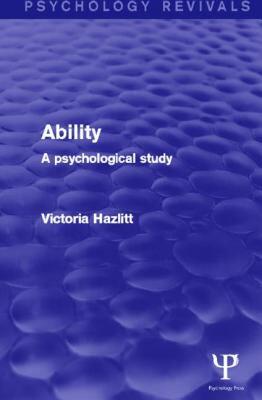 【预售】Ability (Psychology Revivals): A Psychological