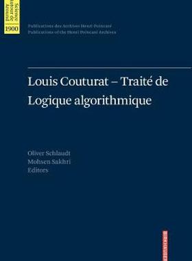 【预售】Louis Couturat -Traite de Logique Algorithmique