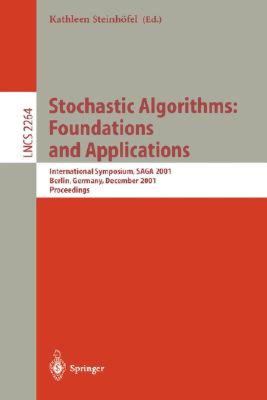 【预售】Stochastic Algorithms: Foundations and Applications:
