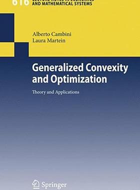 【预售】Generalized Convexity and Optimization: Theory and